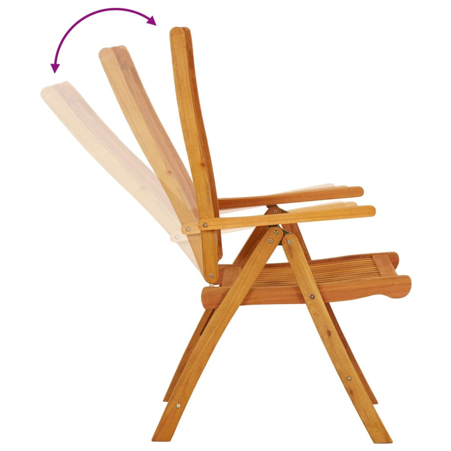 Tuinstoelen Inklapbaar Massief Eucalyptushout 2