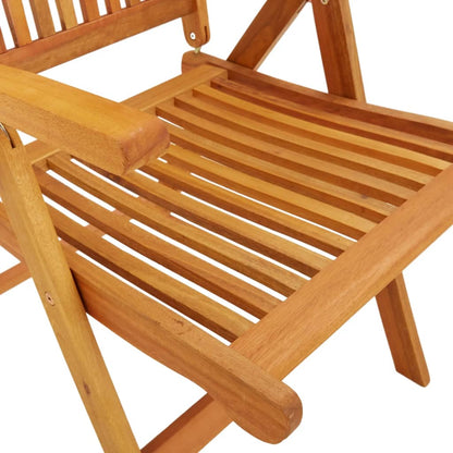 Tuinstoelen Inklapbaar Massief Eucalyptushout 2