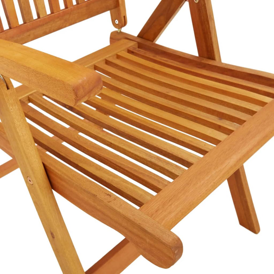 Tuinstoelen Inklapbaar Massief Eucalyptushout 2