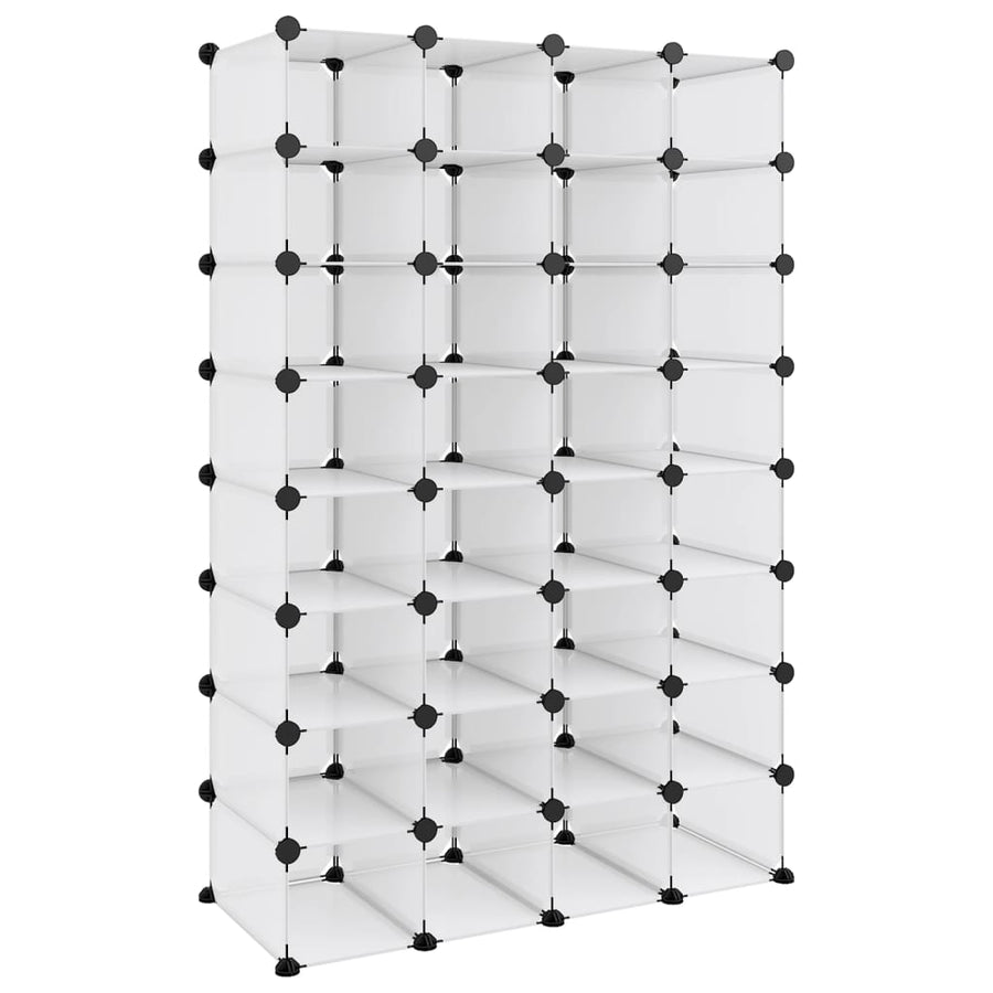 Schoenenrek 93X36,5X140 Cm Polypropeen Transparant