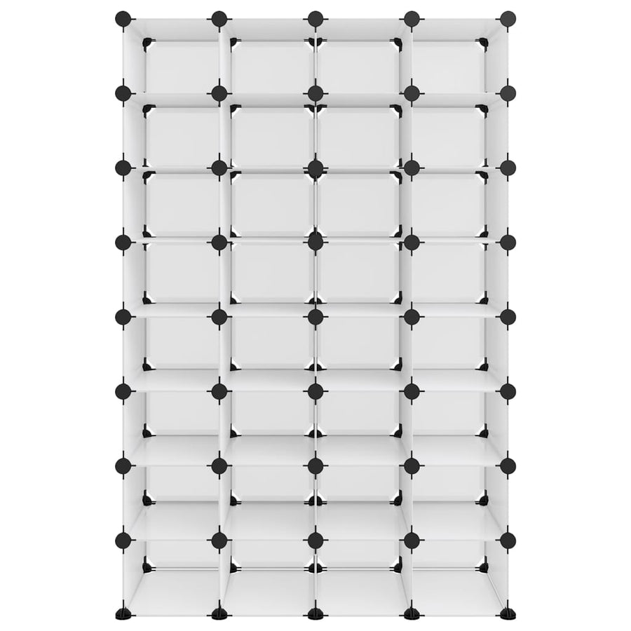 Schoenenrek 93X36,5X140 Cm Polypropeen Transparant