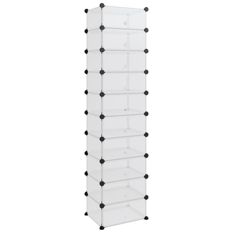 Schoenenrek 44X32X174 Cm Polypropeen Transparant