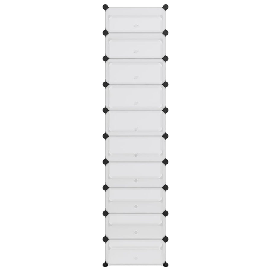 Schoenenrek 44X32X174 Cm Polypropeen Transparant