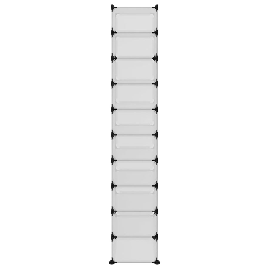 Schoenenrek 44X32X174 Cm Polypropeen Transparant