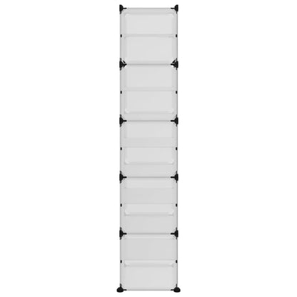 Schoenenrek 44X3,5X53,5 Cm Polypropeen Transparant 44 x 31.5 x 153.5 cm Doorzichtig