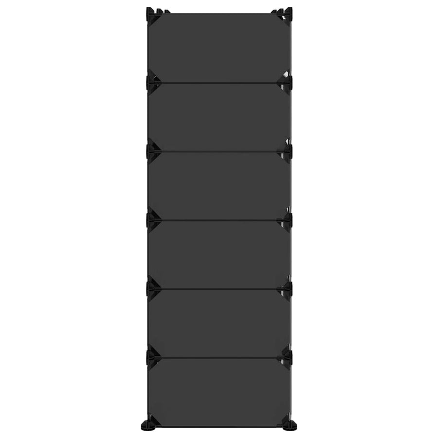 Schoenenrek 94,5X36,5X106 Cm Polypropeen Zwart