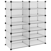 Schoenenrek 94,5X36,5X06 Cm Polypropeen Transparant 94.5 x 36.5 x 106 cm Doorzichtig