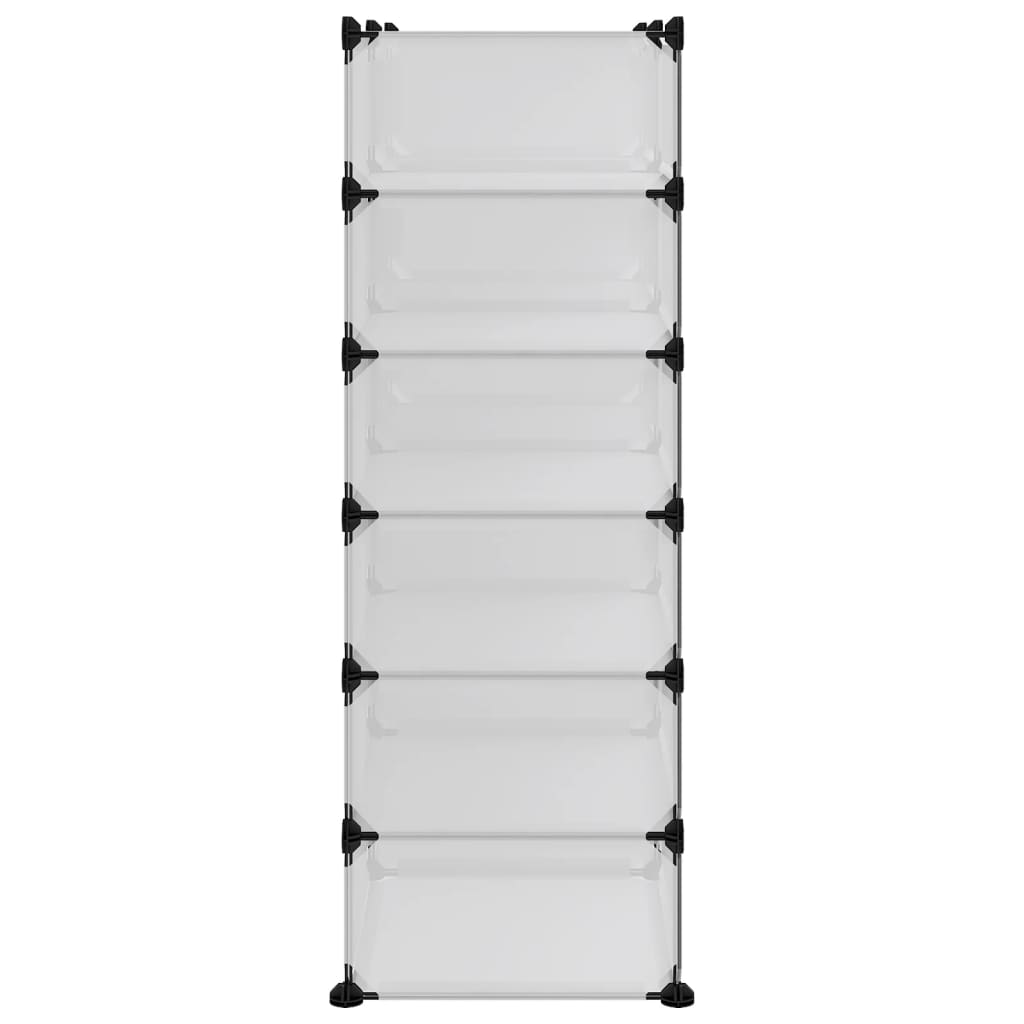 Schoenenrek 94,5X36,5X06 Cm Polypropeen Transparant 94.5 x 36.5 x 106 cm Doorzichtig