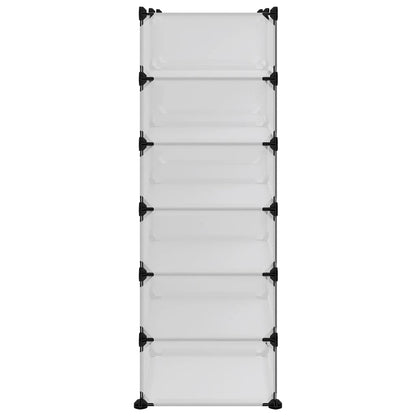 Schoenenrek 94,5X36,5X06 Cm Polypropeen Transparant 94.5 x 36.5 x 106 cm Doorzichtig