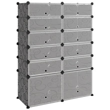 Schoenenrek 94X37X125 Cm Polypropeen Zwart