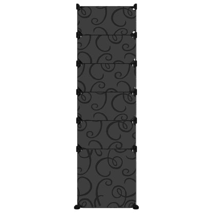 Schoenenrek 94X37X125 Cm Polypropeen Zwart
