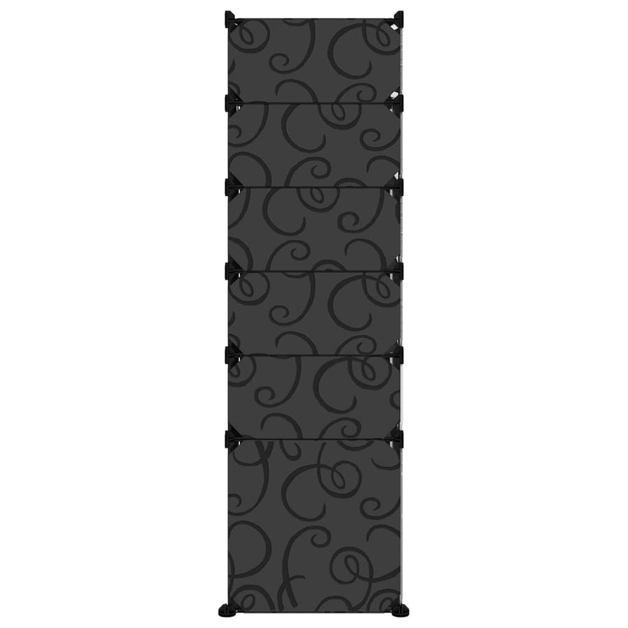 Schoenenrek 94X37X125 Cm Polypropeen Zwart