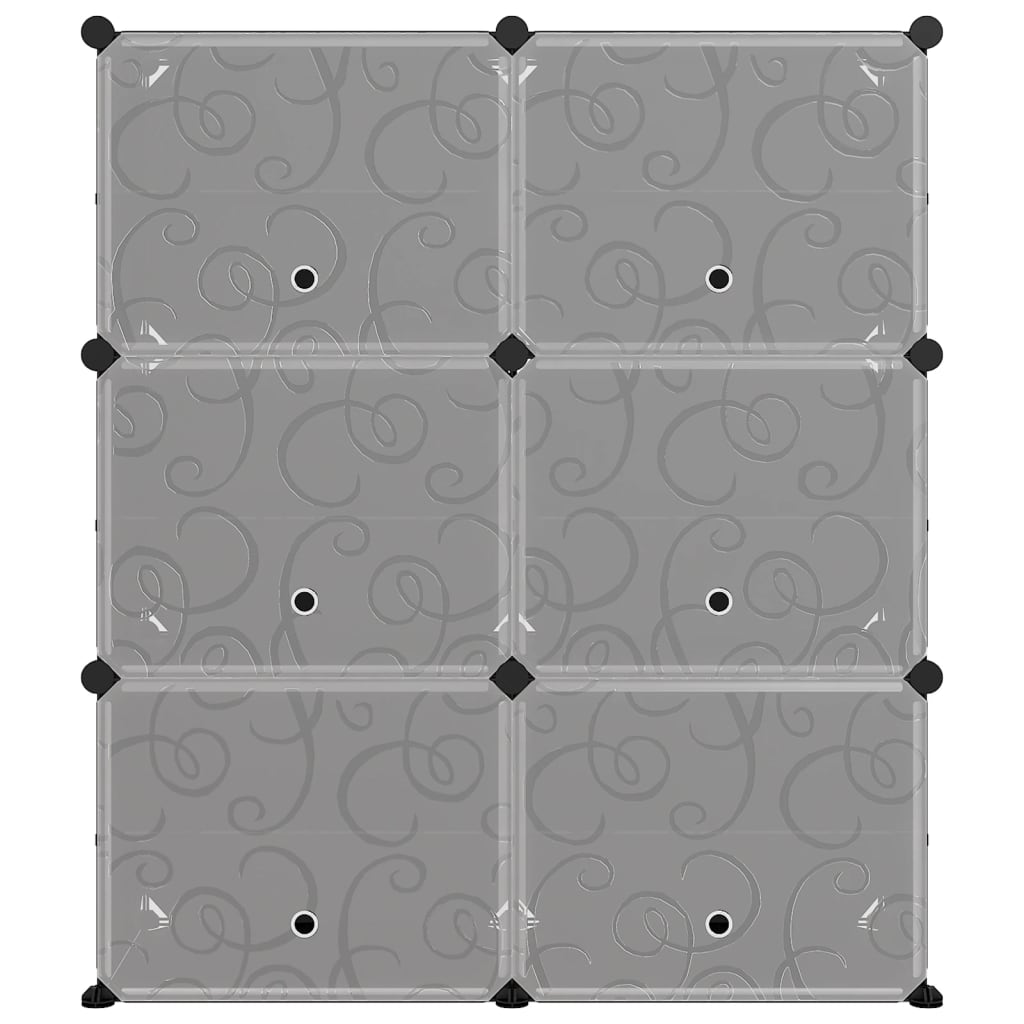 Schoenenrek 84,5X3X93,5 Cm Polypropeen 84.5 x 31 x 93.5 cm Zwart