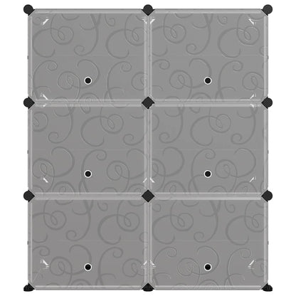 Schoenenrek 84,5X3X93,5 Cm Polypropeen 84.5 x 31 x 93.5 cm Zwart