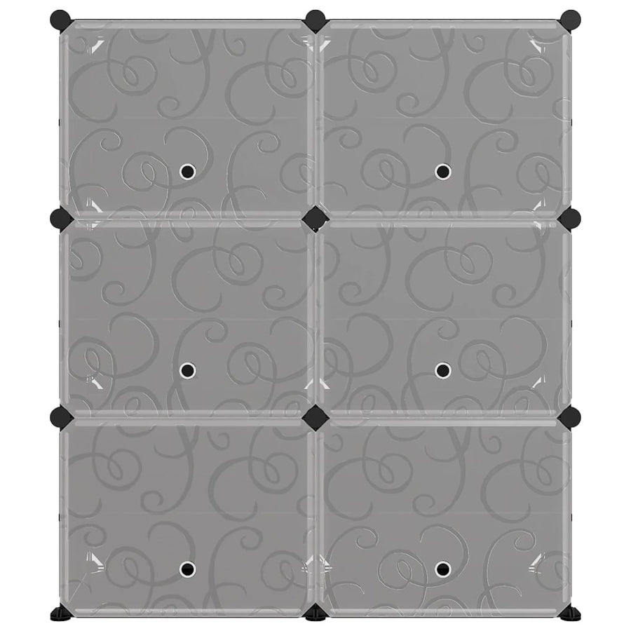Schoenenrek 84,5X3X93,5 Cm Polypropeen 84.5 x 31 x 93.5 cm Zwart