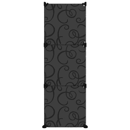 Schoenenrek 84,5X3X93,5 Cm Polypropeen 84.5 x 31 x 93.5 cm Zwart