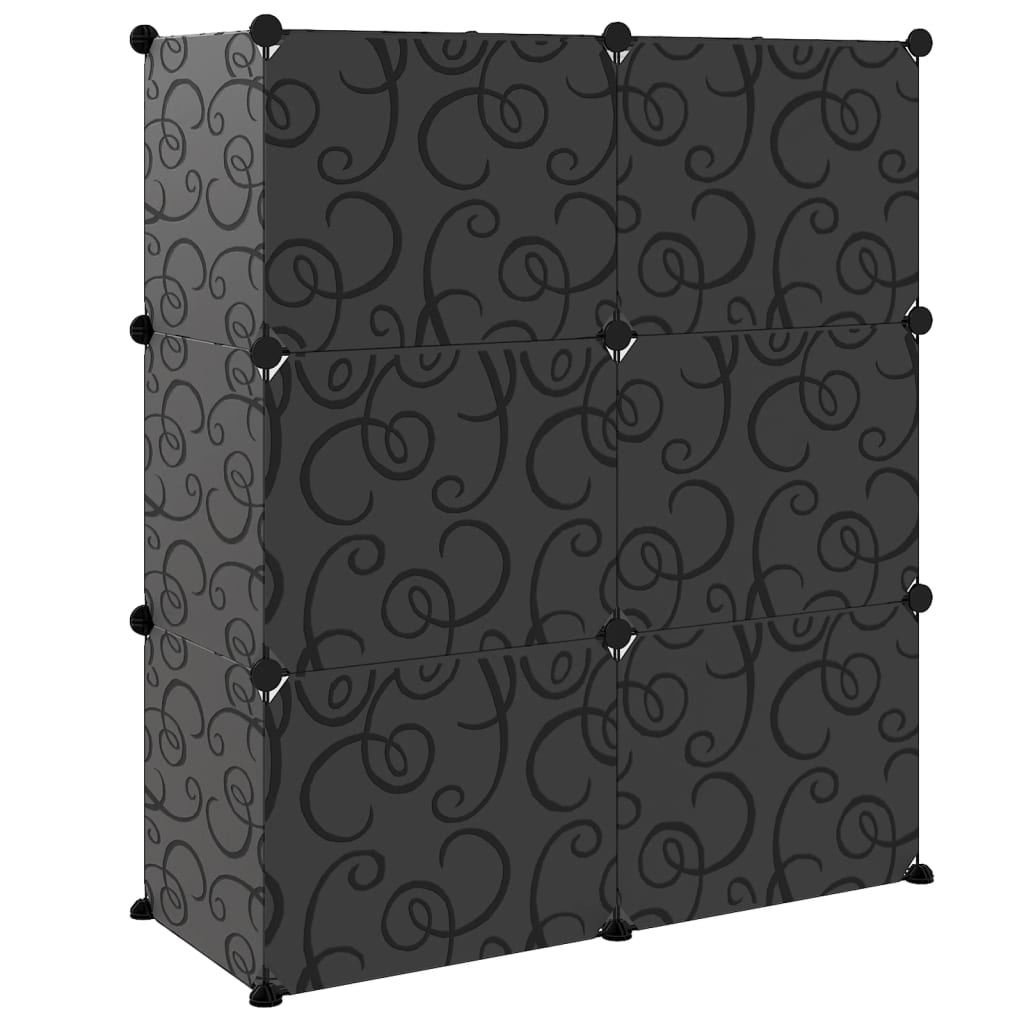 Schoenenrek 84,5X3X93,5 Cm Polypropeen 84.5 x 31 x 93.5 cm Zwart