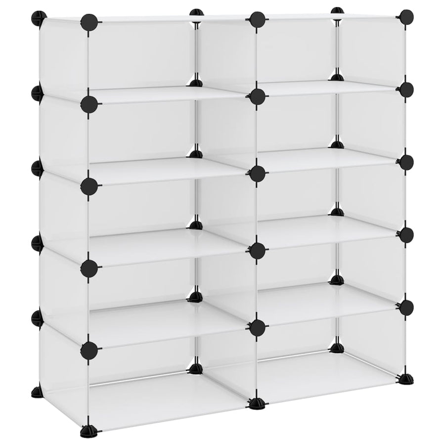Schoenenrek 84X32X88,5 Cm Polypropeen Transparant