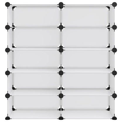 Schoenenrek 84X32X88,5 Cm Polypropeen Transparant