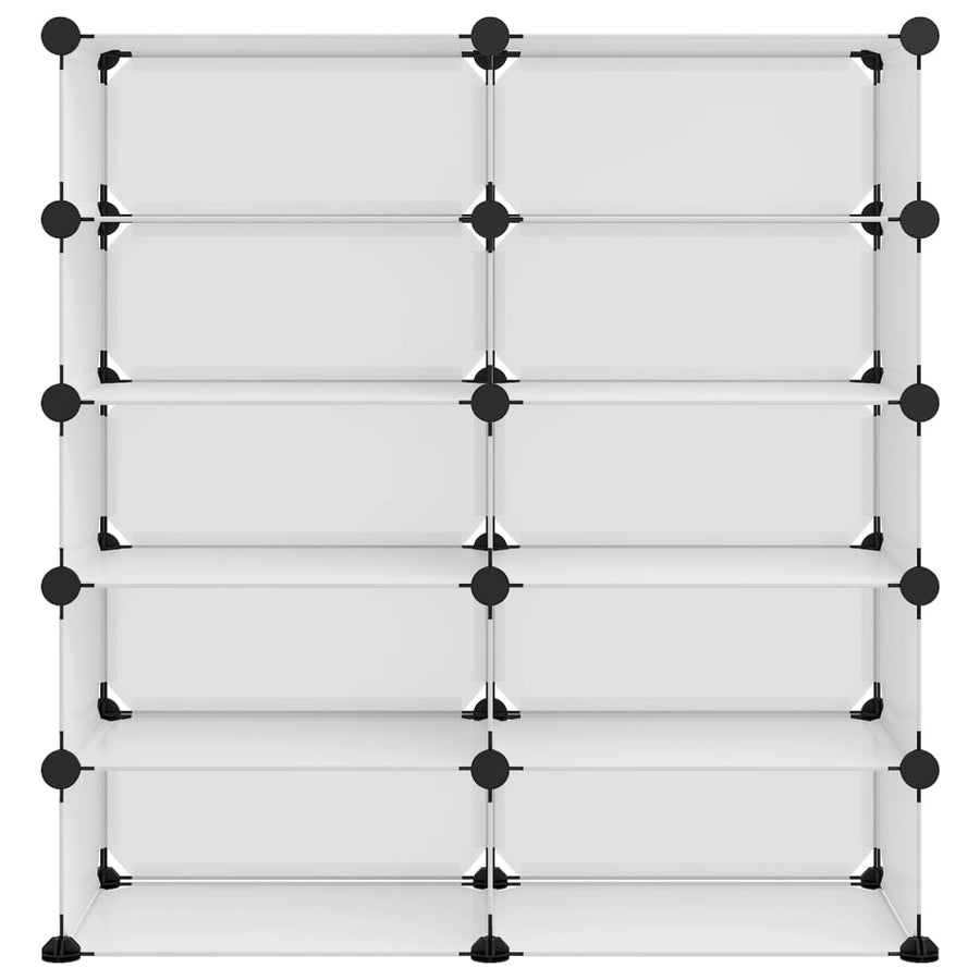 Schoenenrek 84X32X88,5 Cm Polypropeen Transparant