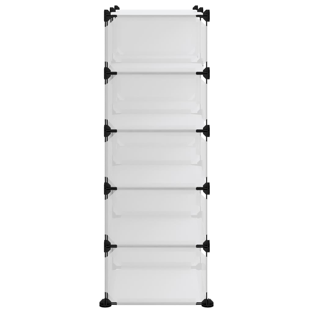 Schoenenrek 84X32X88,5 Cm Polypropeen Transparant