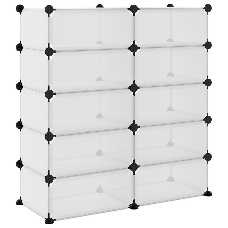 Schoenenrek 84X32X88,5 Cm Polypropeen Transparant