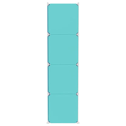 Kinderopbergmeubel Met 2 Vakken Polypropeen 110 x 36.5 x 143.5 cm Groen