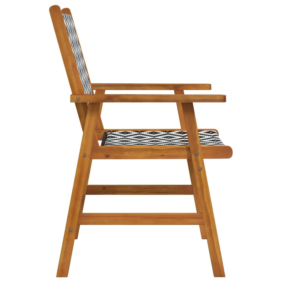 Tuinstoelen 4 stuks massief acaciahout