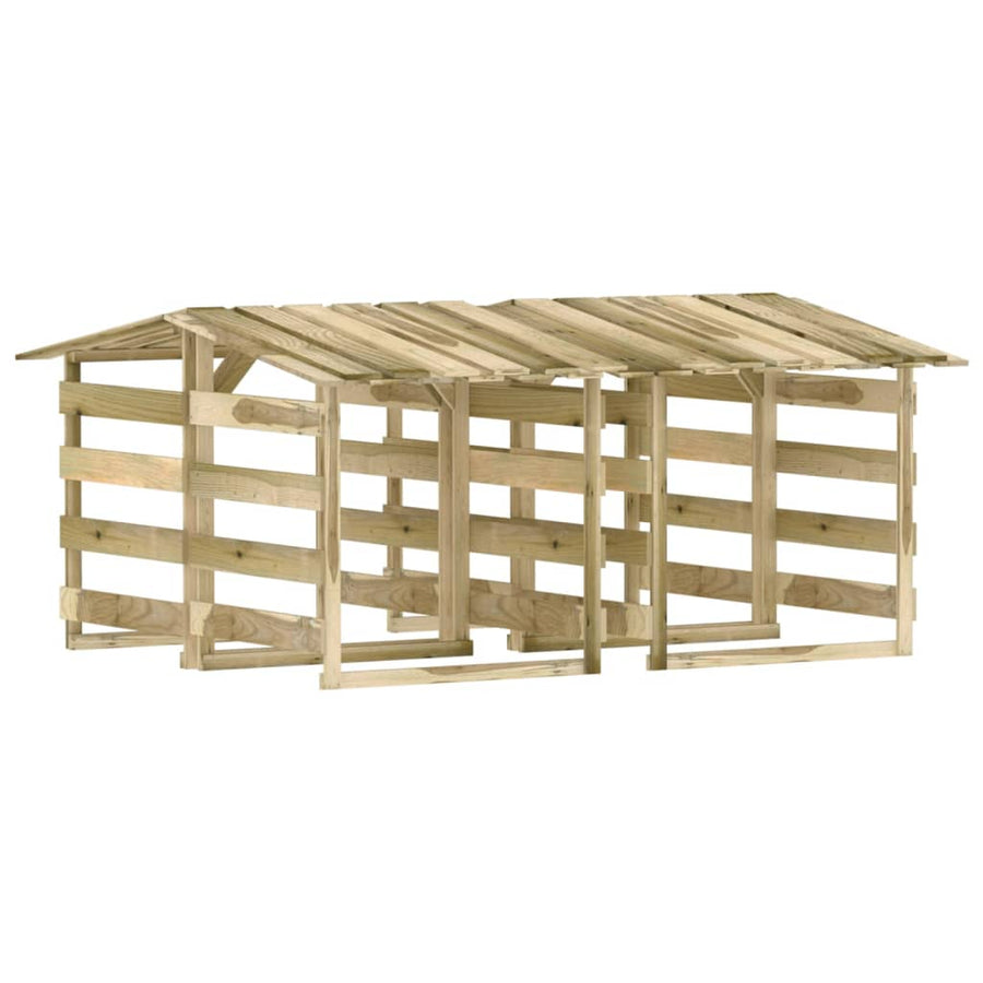 Pergola's Met Dak Geïmpregneerd Grenenhout 4 100 x 90 x 100 cm