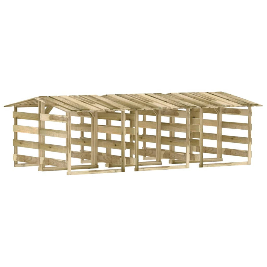Pergola's Met Dak Geïmpregneerd Grenenhout 6 100 x 90 x 100 cm