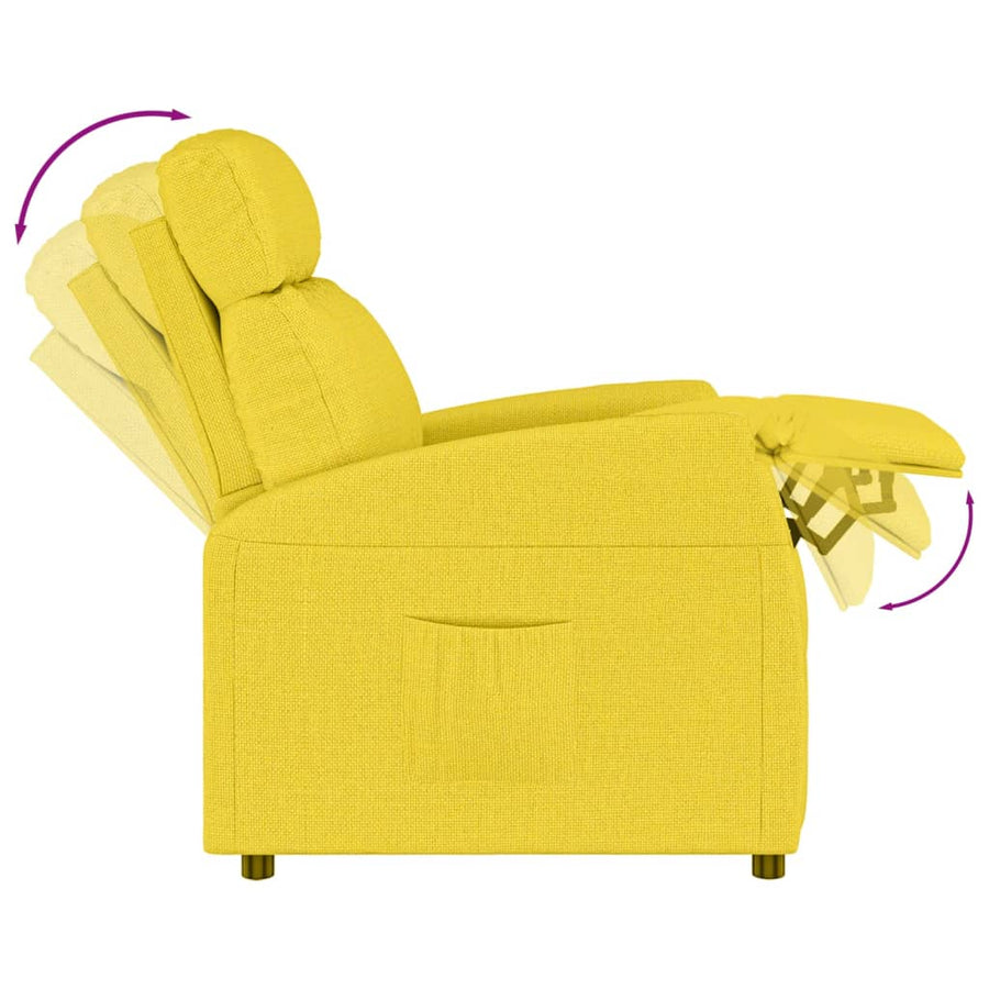 Fauteuil verstelbaar stof donkergrijs