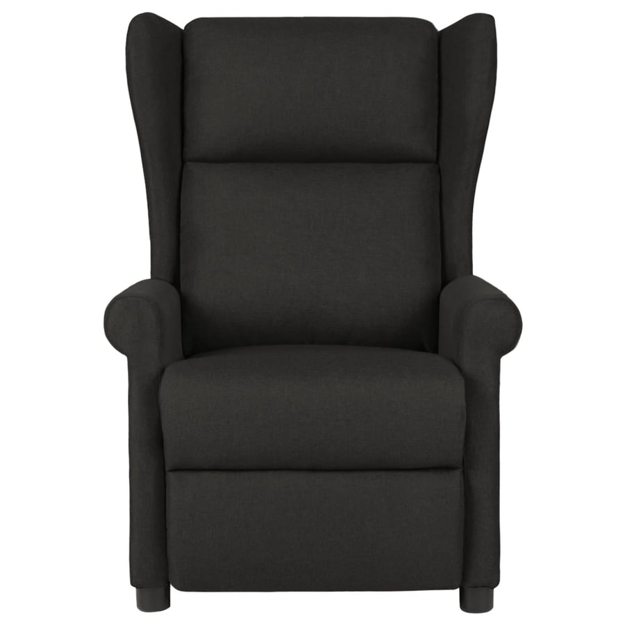 Fauteuil Verstelbaar Stof Zwart