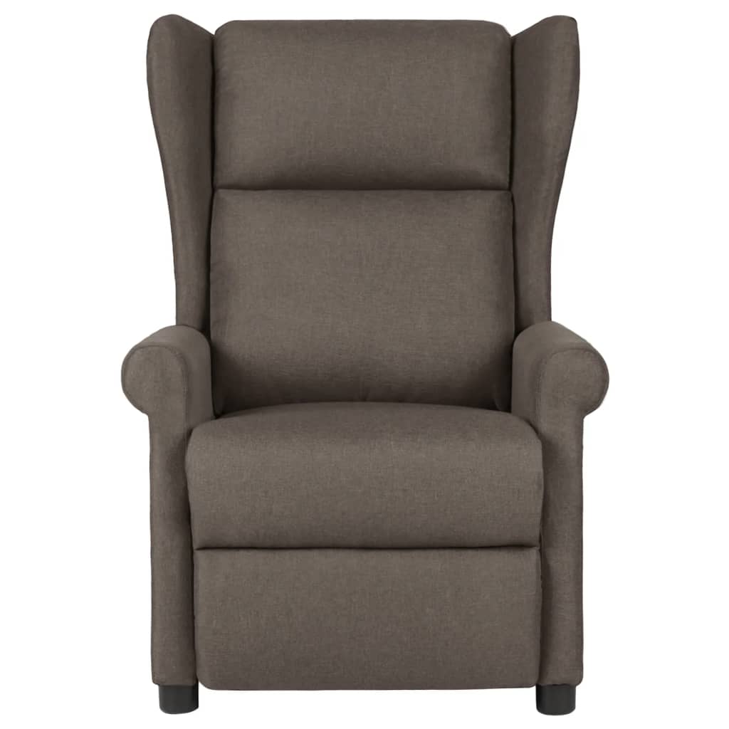 Fauteuil verstelbaar stof bruin