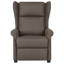 Fauteuil verstelbaar stof bruin
