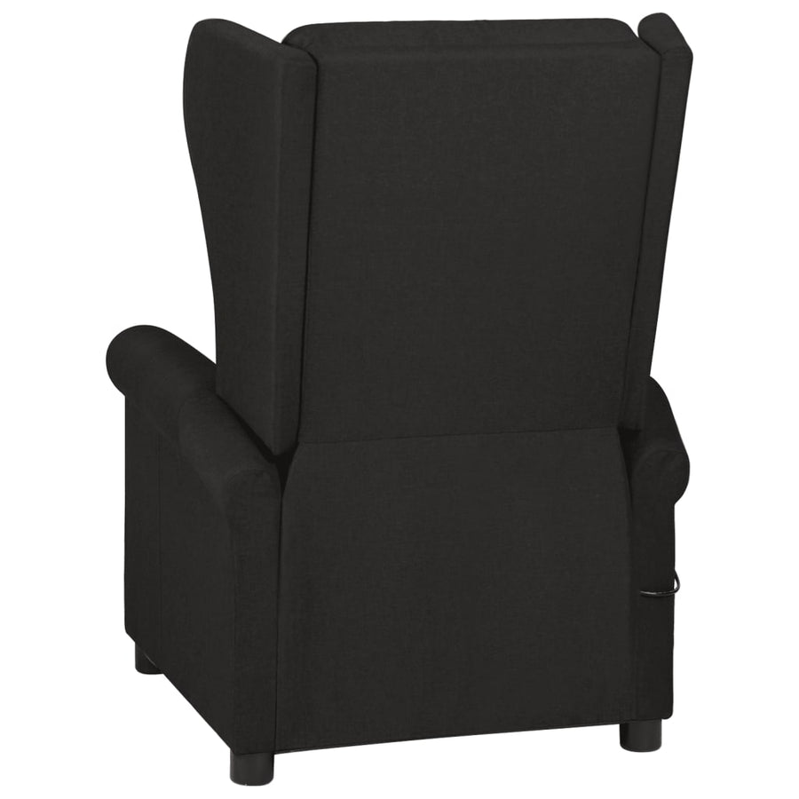 Fauteuil Verstelbaar Stof Zwart