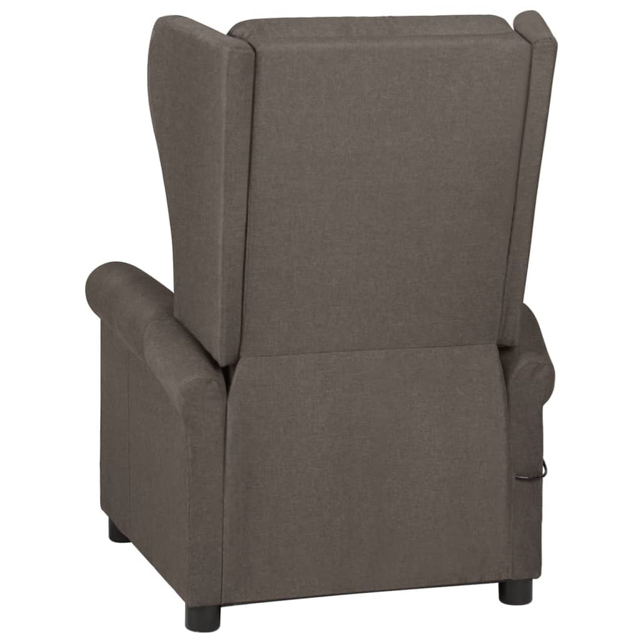 Fauteuil verstelbaar stof bruin