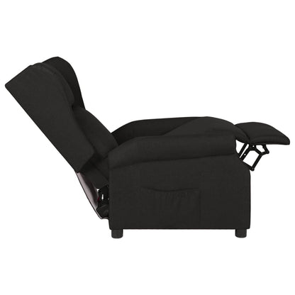 Fauteuil Verstelbaar Stof Zwart