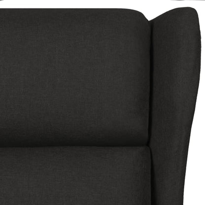Fauteuil Verstelbaar Stof Zwart