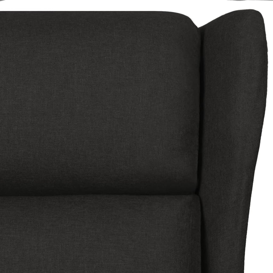 Fauteuil Verstelbaar Stof Zwart