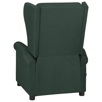 Fauteuil verstelbaar stof donkergroen