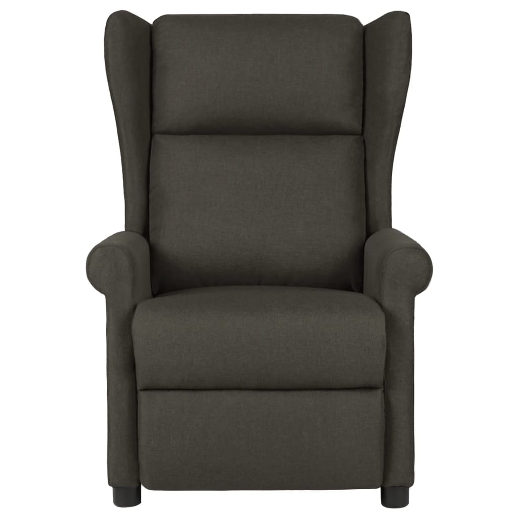 Fauteuil verstelbaar stof taupe