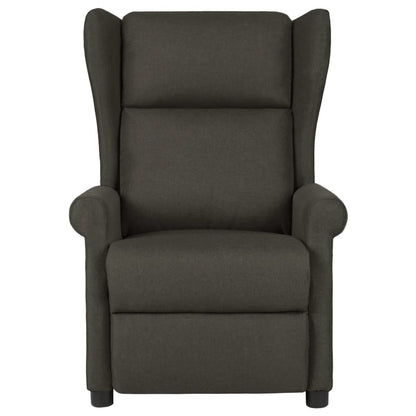 Fauteuil verstelbaar stof taupe
