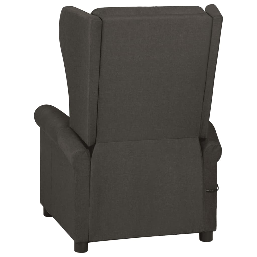 Fauteuil verstelbaar stof taupe
