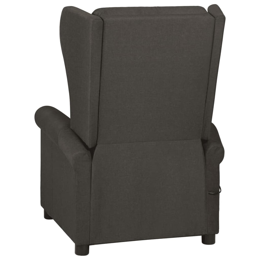 Fauteuil verstelbaar stof taupe