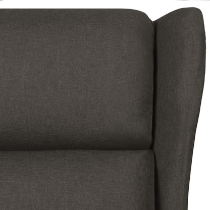 Fauteuil verstelbaar stof taupe