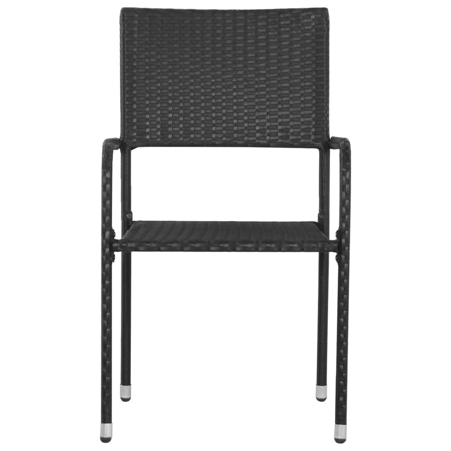 Tuinstoelen Stapelbaar Poly Rattan 6