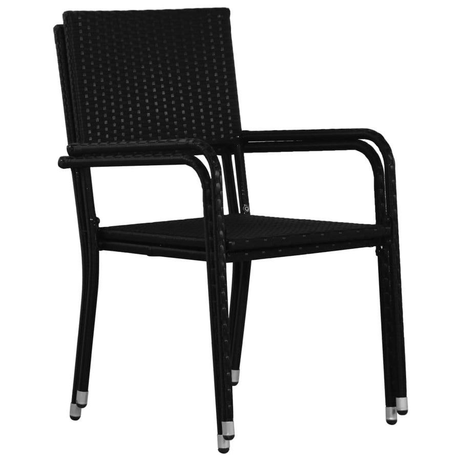 Tuinstoelen Stapelbaar Poly Rattan 6