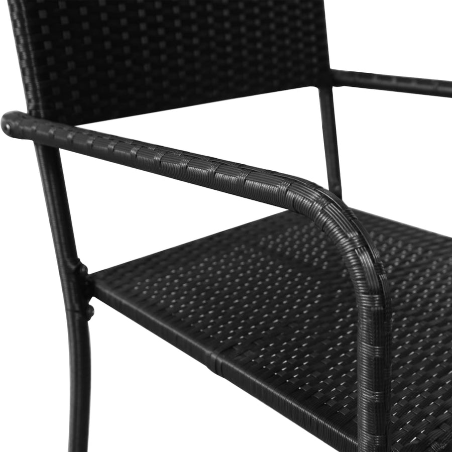 Tuinstoelen Stapelbaar Poly Rattan 6