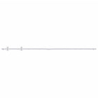 Schuifdeur ophangset 200 cm koolstofstaal wit