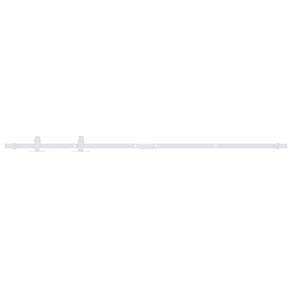 Ophangset Voor Minischuifdeur Koolstofstaal 152 cm Wit